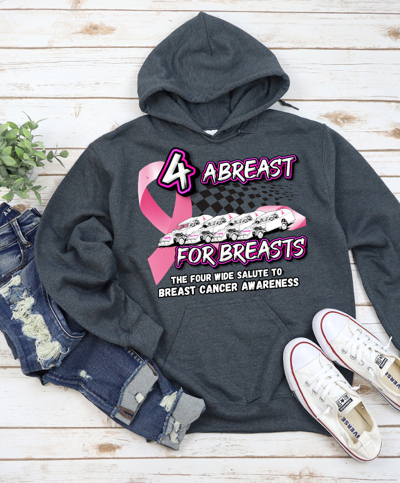 Four Abreast for Breasts-Modified Hoodie