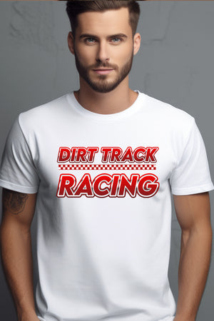 DTR-Red Print White T Shirt