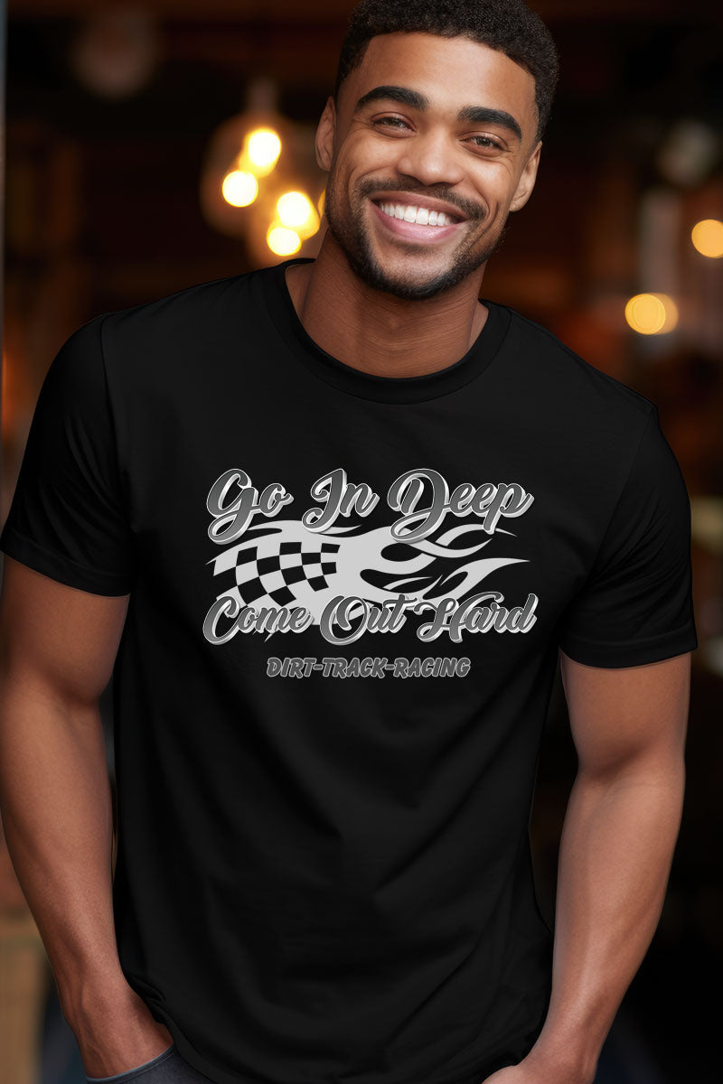 Go In Deep-Black T Shirt